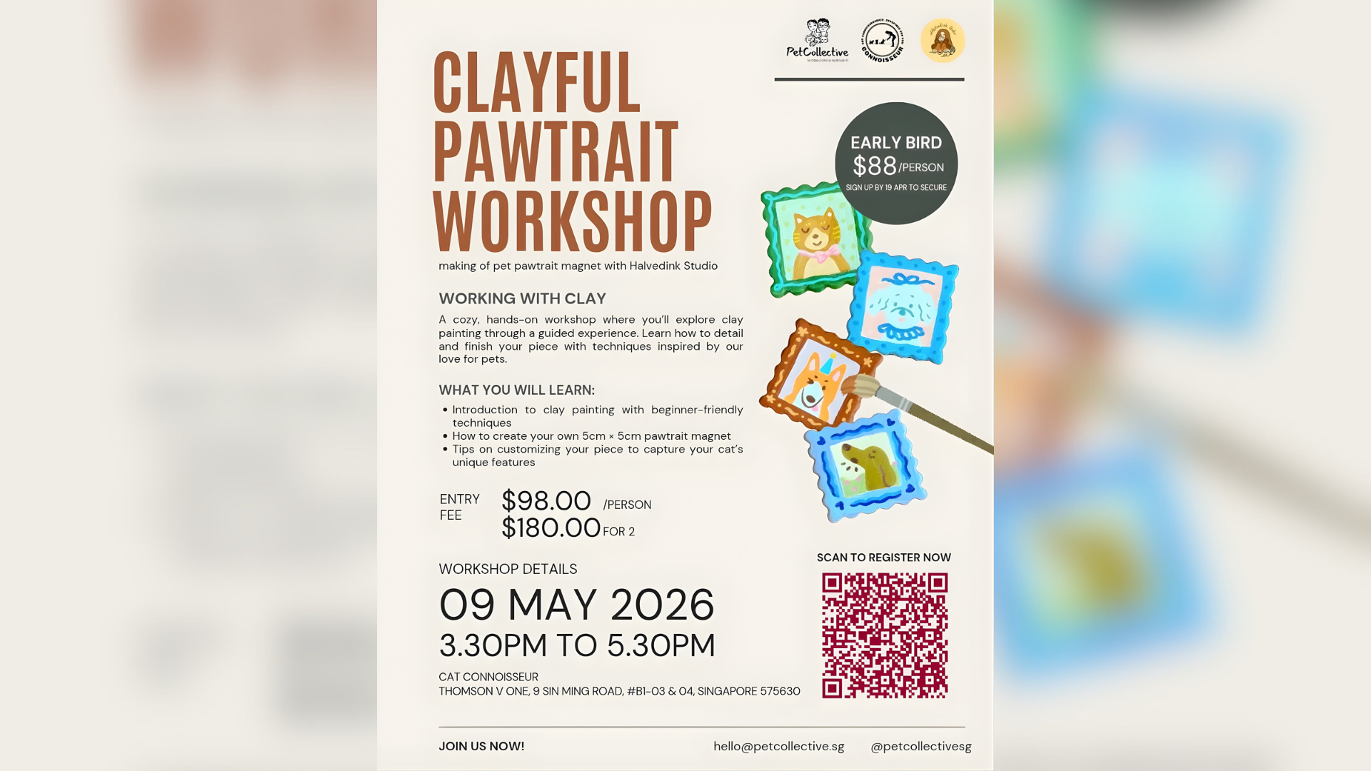 Clayful Pawtrait Workshop